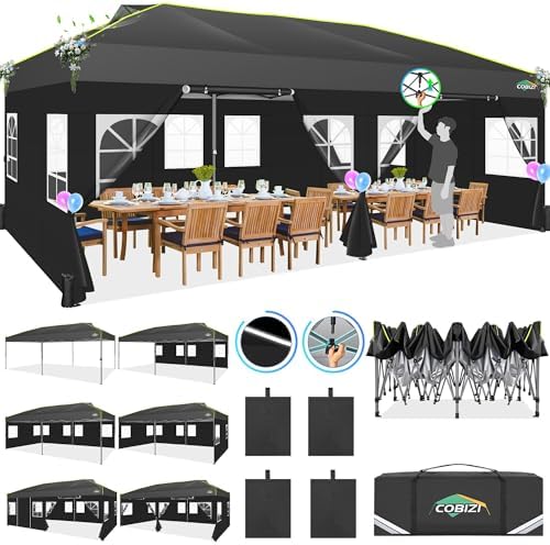 Gazebo Pop Up - 10x20 Pop Up Canopy with 6