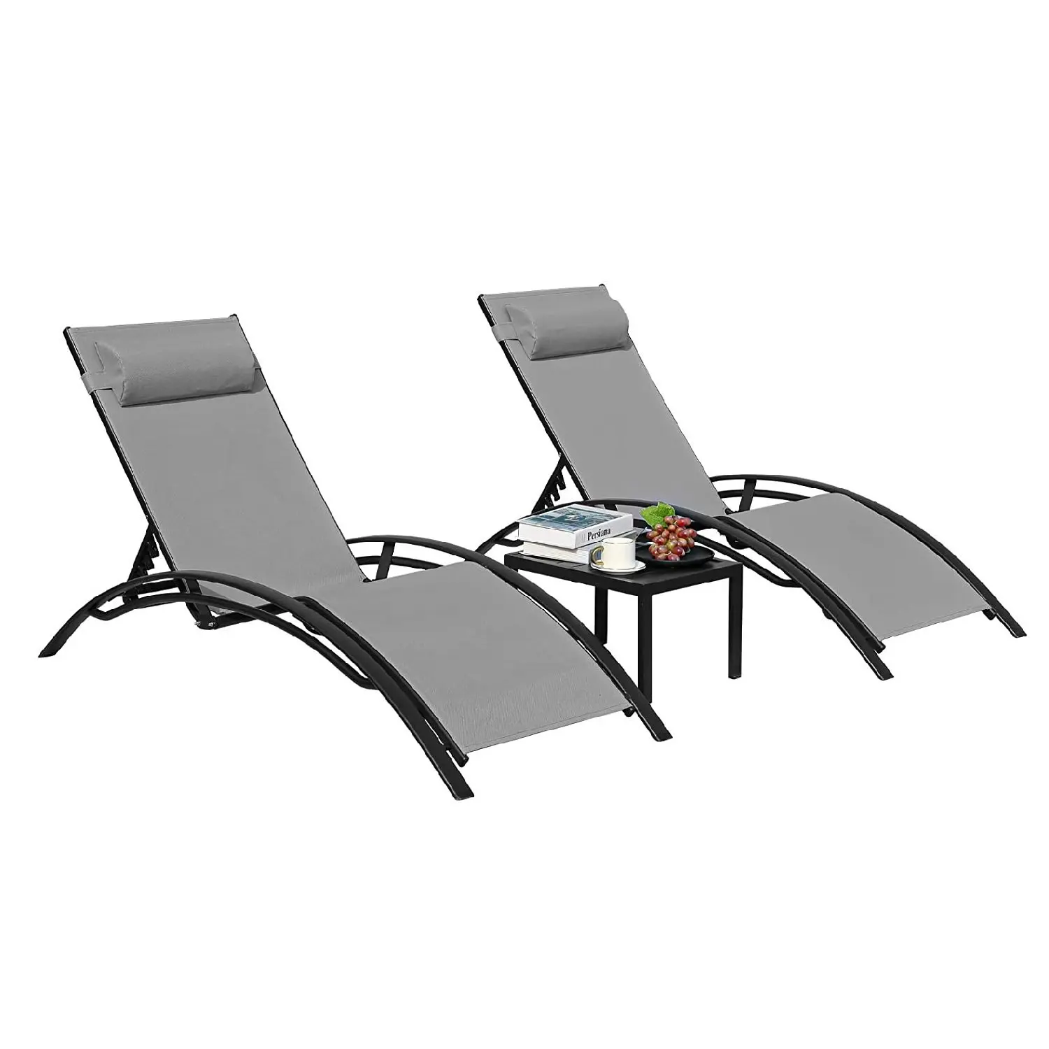 Outdoor Furniture Ideas - Aluminum Lounge Chair for Outside with