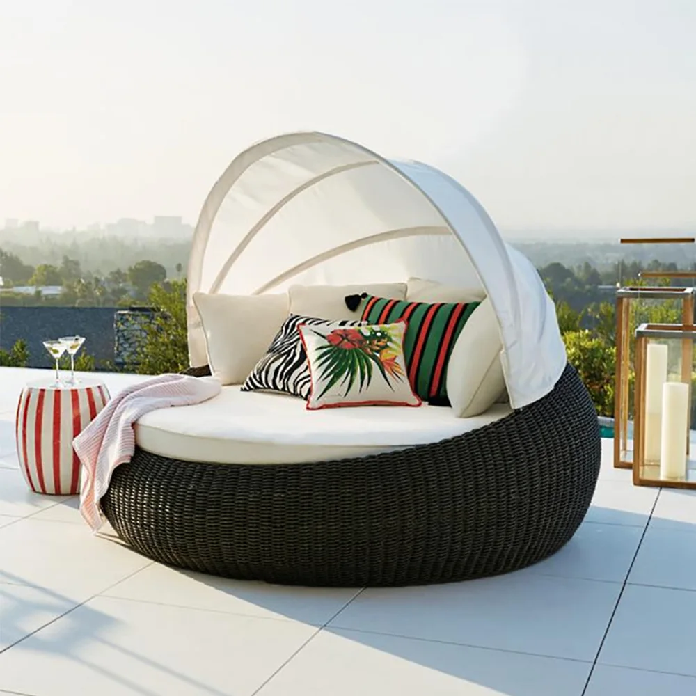 Outdoor Daybed Furniture - l garden furniture set beach lounge