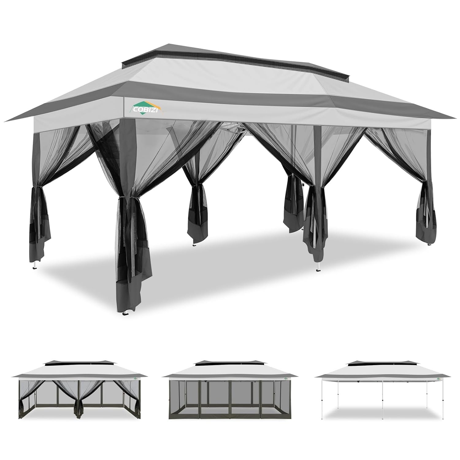 Gazebo Pop Up - 12x20 Pop Up Canopy Gazebo Large