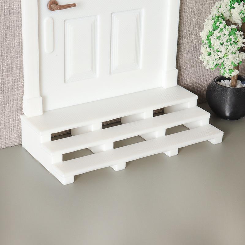 ▶1Pcs Dollhouse Staircase Mode - Outdoor Furniture Resin avaliação e preço