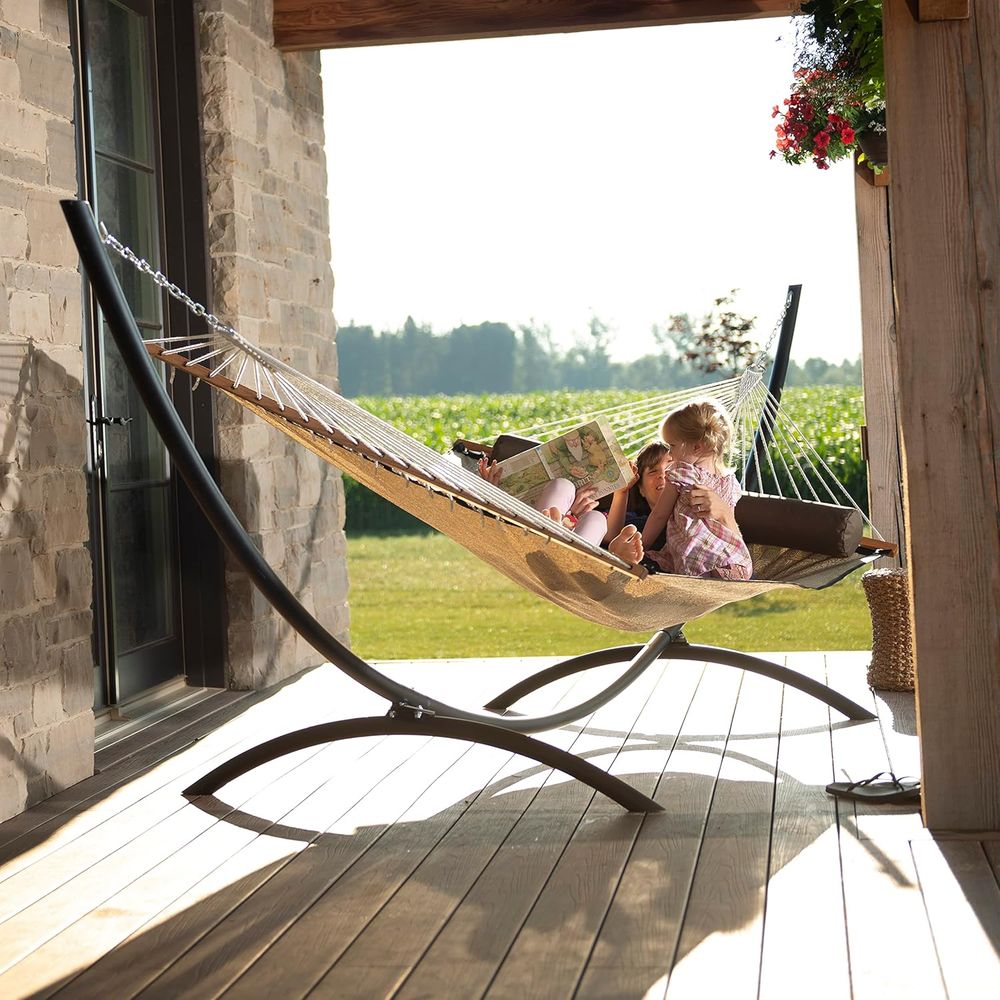 15-Foot Arc Hammock Stand - Hammock With Stand avaliação e preço