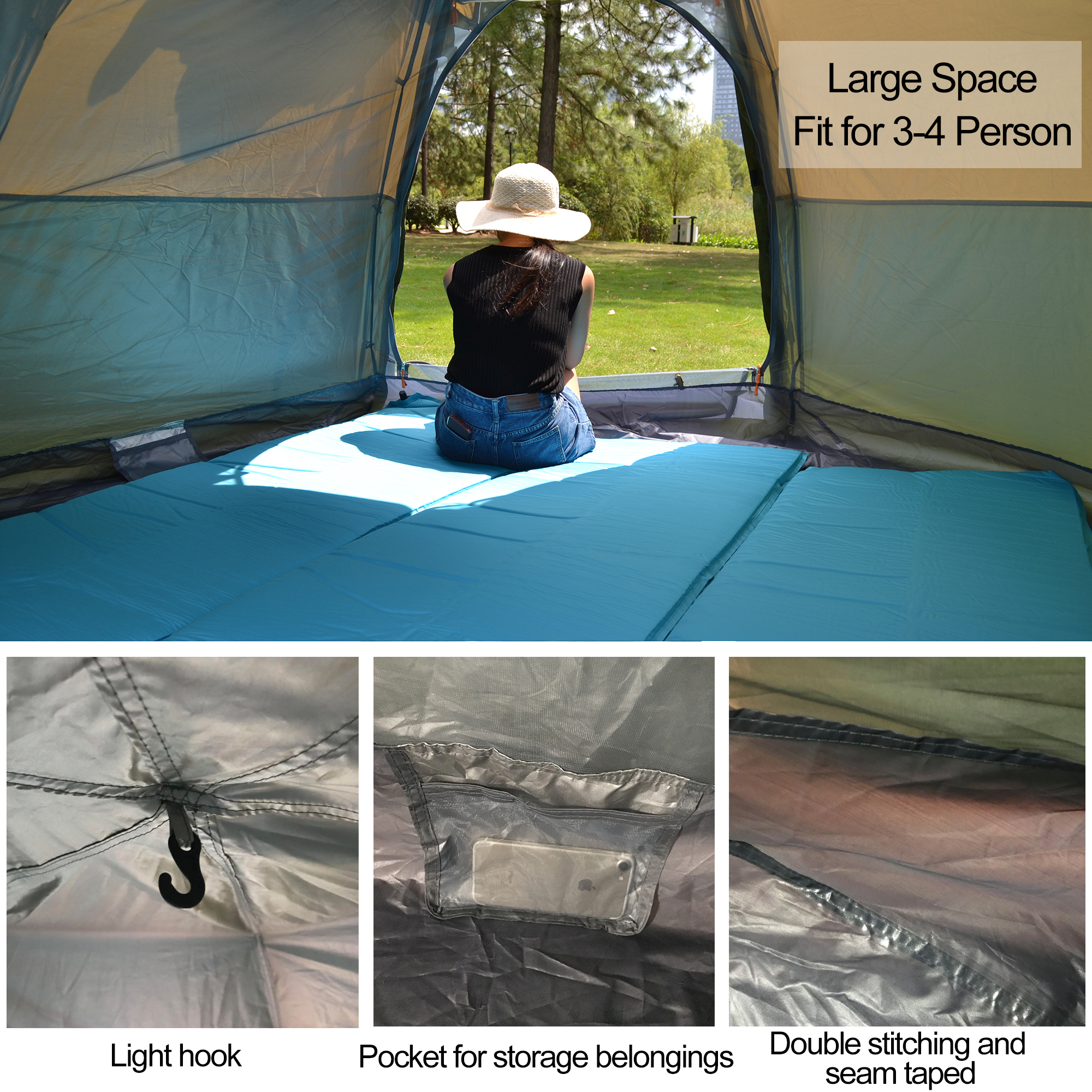 Desert&Fox 3-4 Person Dome Aut - Gazebo Pop Up avaliação e preço