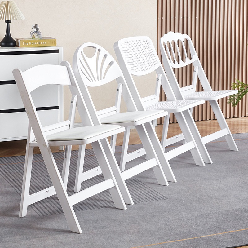 Foldable Chair Plastic Banquet - Outdoor Furniture Resin avaliação e preço