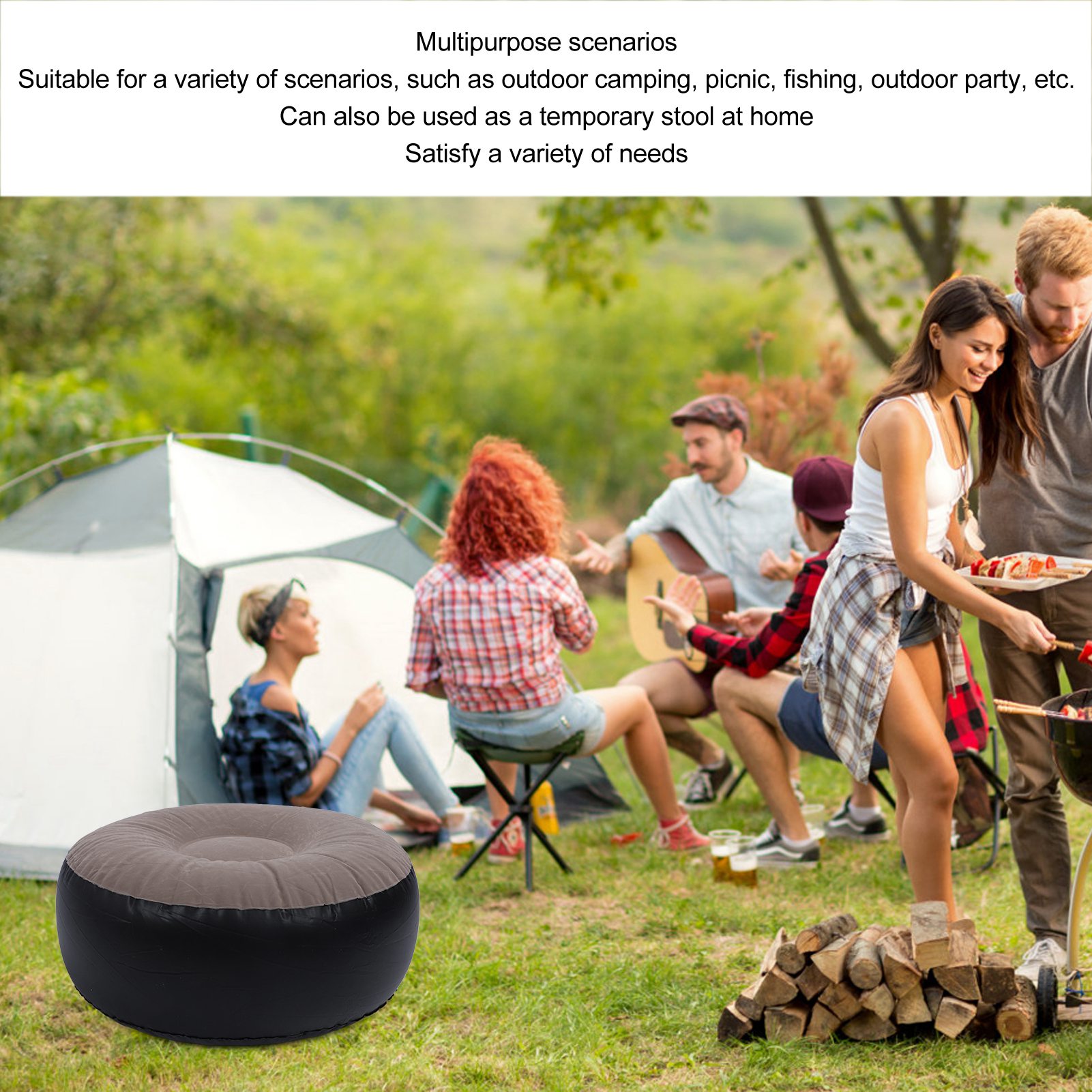 Inflatable Flocking Stool Mult - Outdoor Furniture Designer avaliação e preço