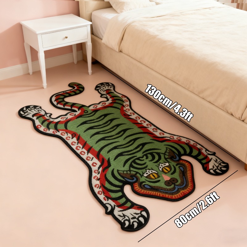 VIKAMA Tiger Pattern Rug Non-s - Outdoor Furniture For Cafe avaliação e preço