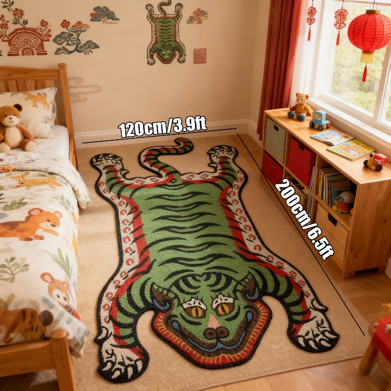VIKAMA Tiger Pattern Rug Non-s - Outdoor Furniture For Cafe avaliação e preço