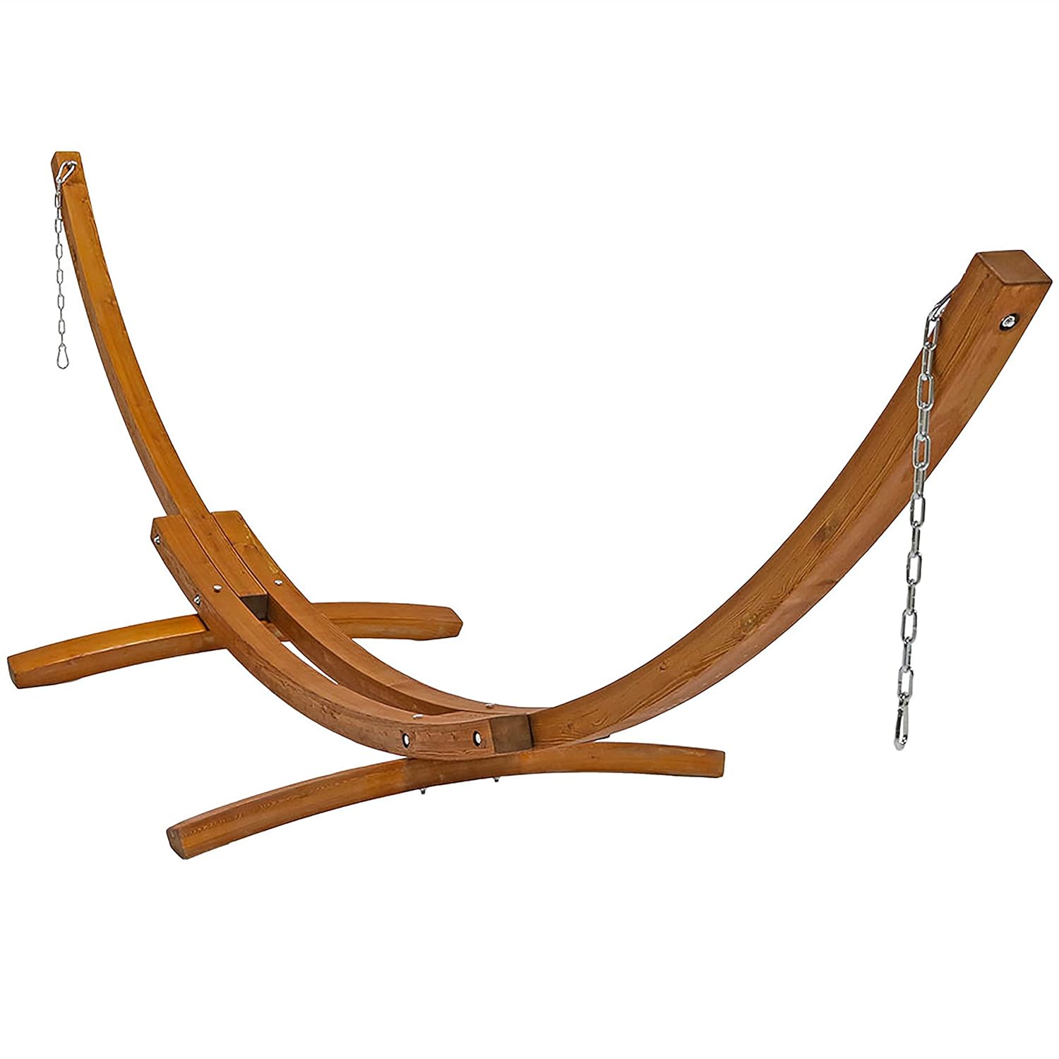 Curved Wood Hammock Stand Only - Hammock With Stand avaliação e preço