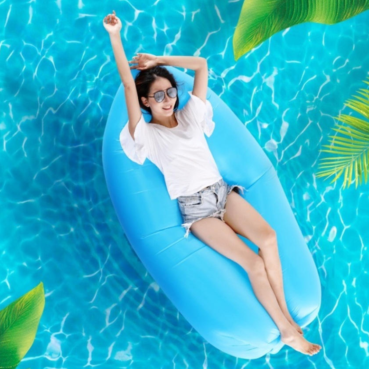 Lazyman Inflatable Sofa Air Be - Outdoor Daybed Furniture avaliação e preço