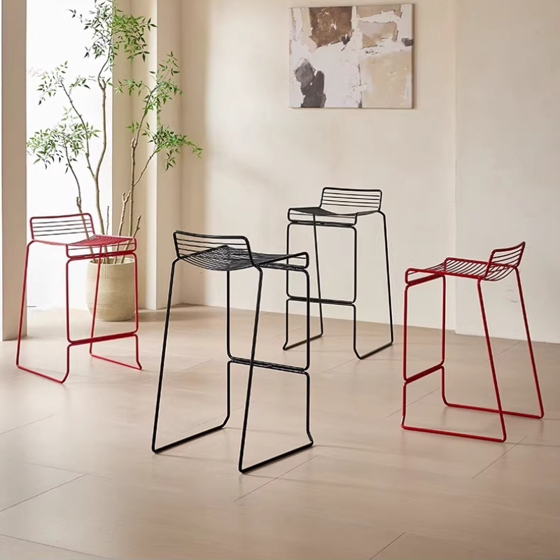 Nordic Minimalist Bar Stool Mo - Outdoor Furniture For Cafe avaliação e preço