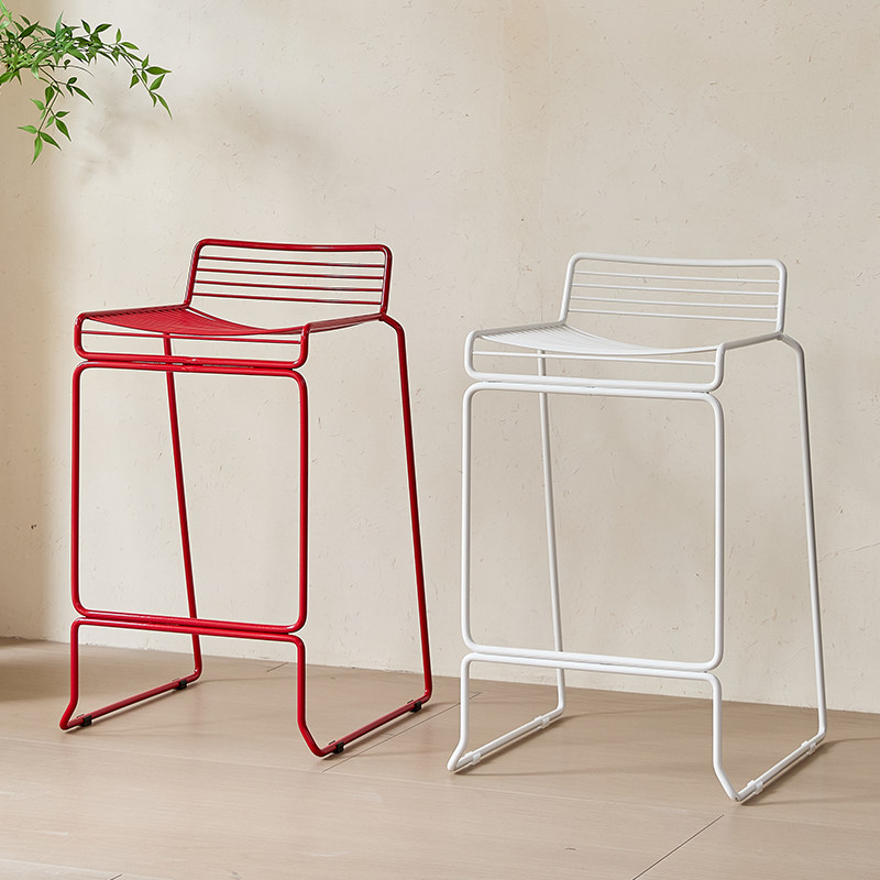 Nordic Minimalist Bar Stool Mo - Outdoor Furniture For Cafe avaliação e preço