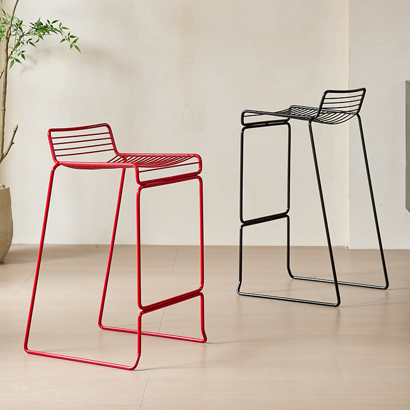 Nordic Minimalist Bar Stool Mo - Outdoor Furniture For Cafe avaliação e preço