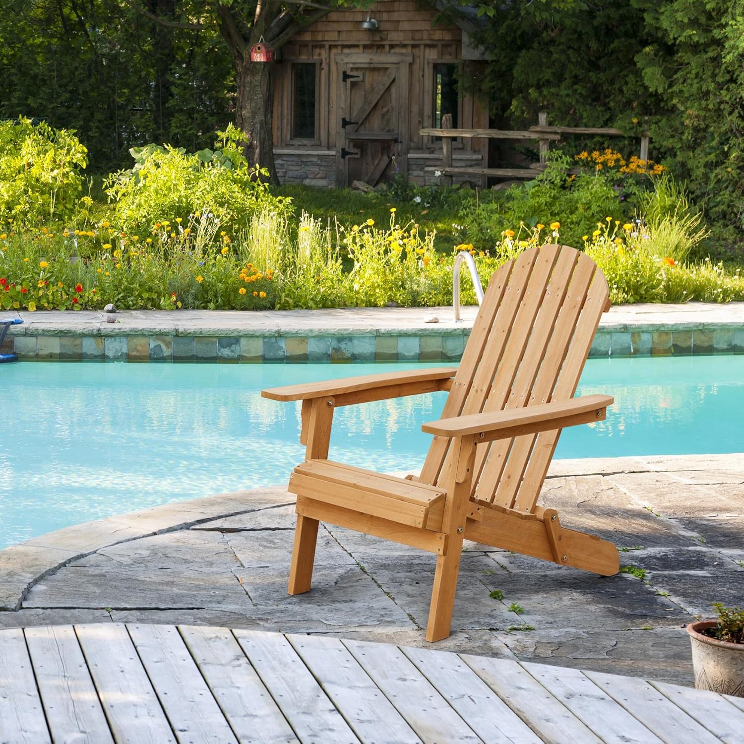 Folding Adirondack Chair Set o - Outdoor Furniture Ideas avaliação e preço