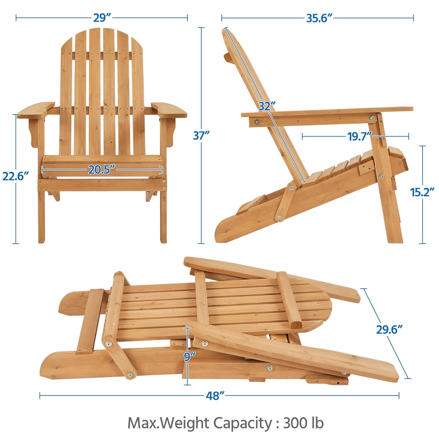 Folding Adirondack Chair Set o - Outdoor Furniture Ideas avaliação e preço
