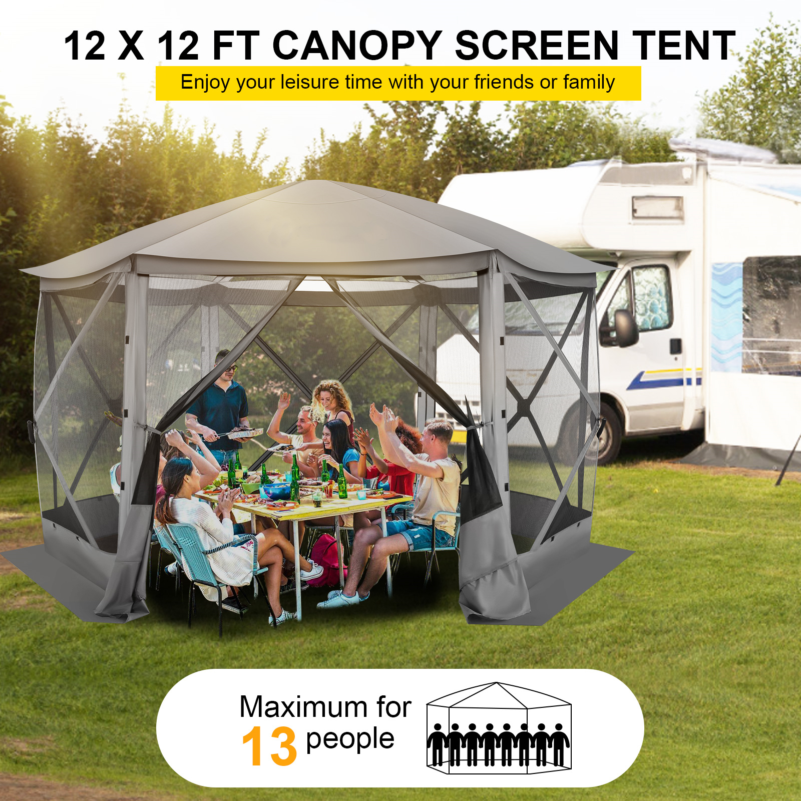 Pop up Gazebo Screen Tent Scre - Gazebo Pop Up avaliação e preço
