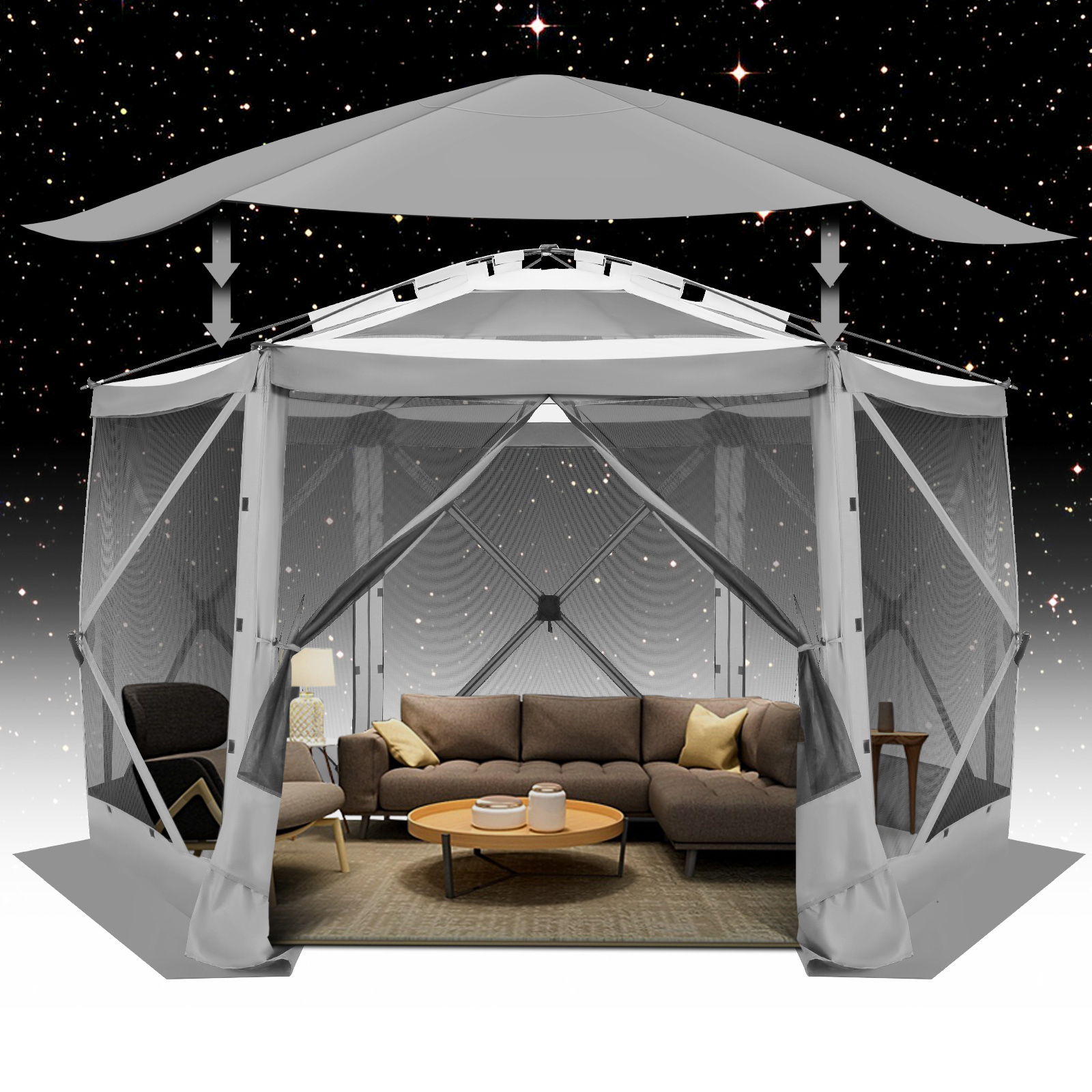 Pop up Gazebo Screen Tent Scre - Gazebo Pop Up avaliação e preço