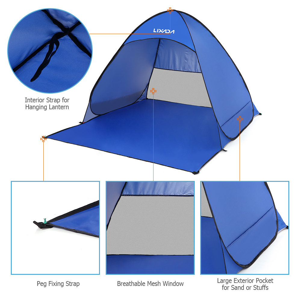 Lixada Automatic Instant Pop U - Gazebo Pop Up avaliação e preço