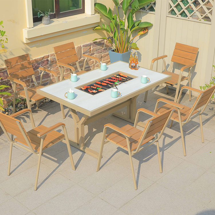 Hot Sale Cast Aluminum Fire Pi - Outdoor Furniture For Sale avaliação e preço