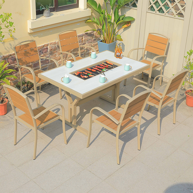 Hot Sale Cast Aluminum Fire Pi - Outdoor Furniture For Sale avaliação e preço