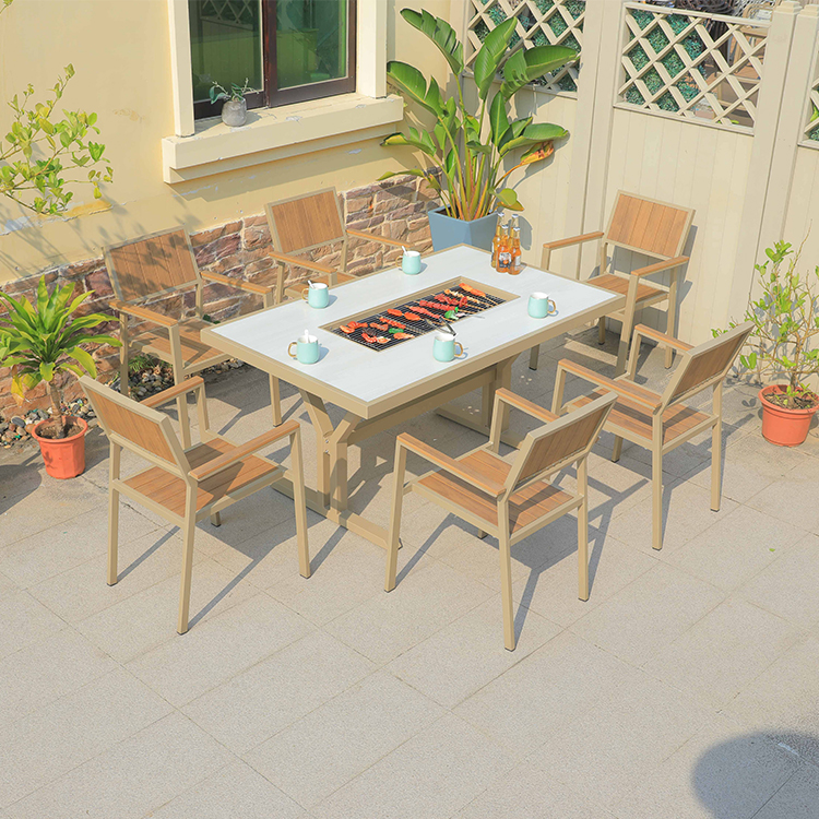 Hot Sale Cast Aluminum Fire Pi - Outdoor Furniture For Sale avaliação e preço