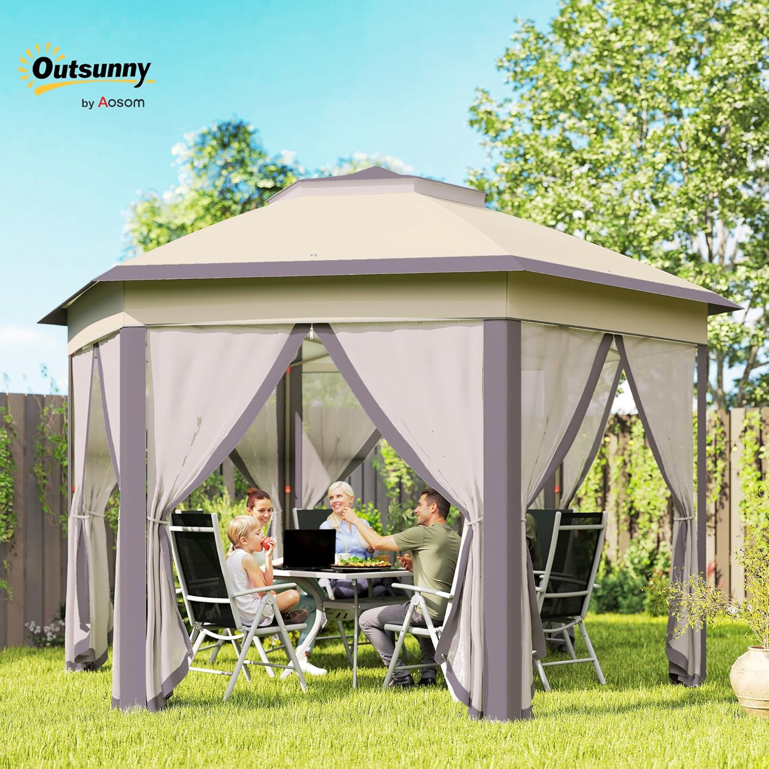 13' x 13' Pop Up Gazebo, Hexag - Gazebo Pop Up avaliação e preço