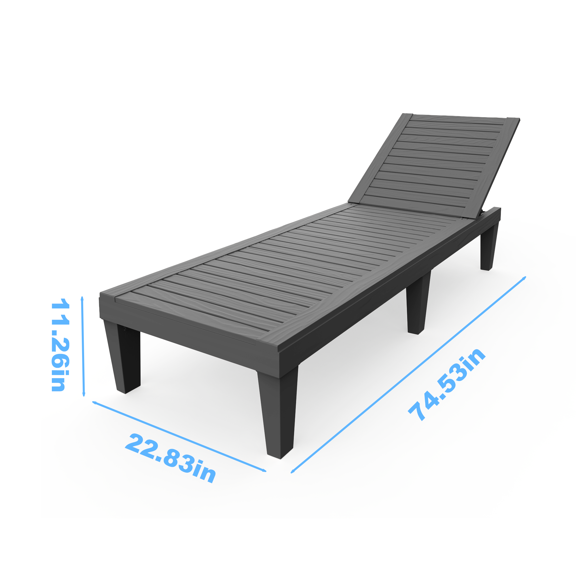 5-Position Adjustable Resin Ch - Outdoor Furniture Resin avaliação e preço