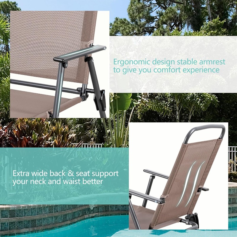 Vongrasig 6 Pieces Folding Pat - Outdoor Furniture For Sale avaliação e preço