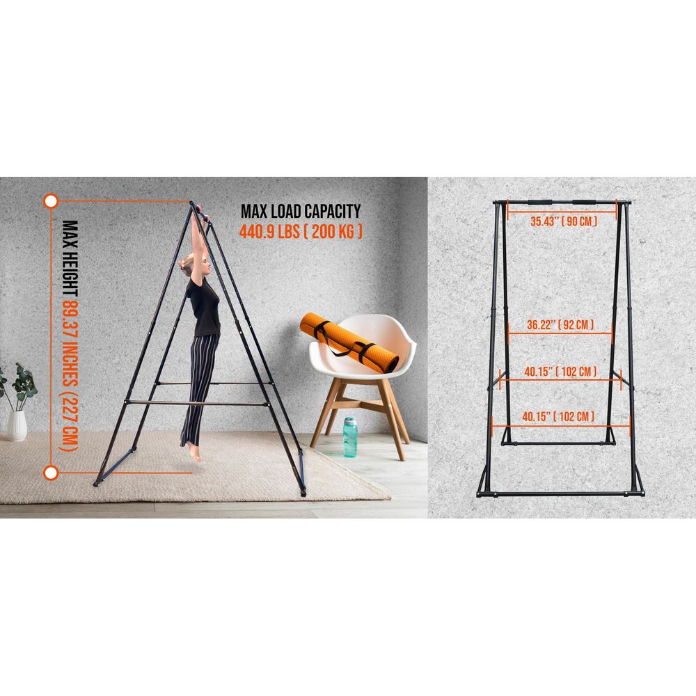 TRINH Foldable Pull  Bar Stabl - Hammock With Stand avaliação e preço