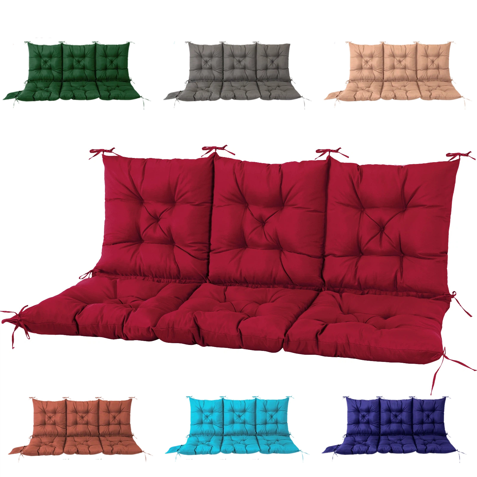 60x40 Inches Porch Swing Cushi - Outdoor Furniture Without Cushions avaliação e preço