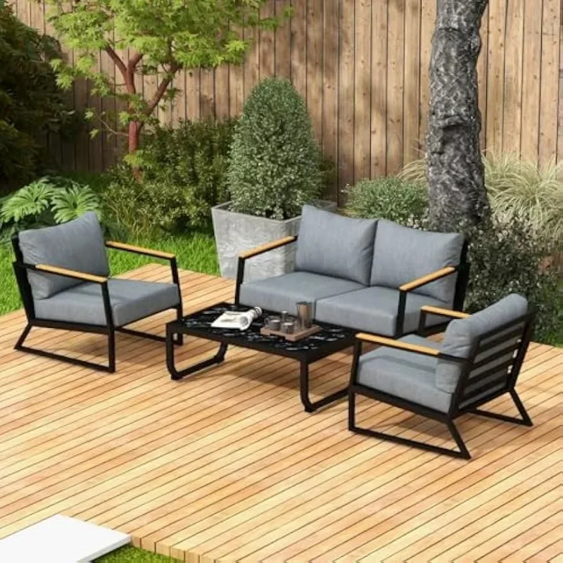High quality Metal Patio Furni - Outdoor Furniture Quality avaliação e preço