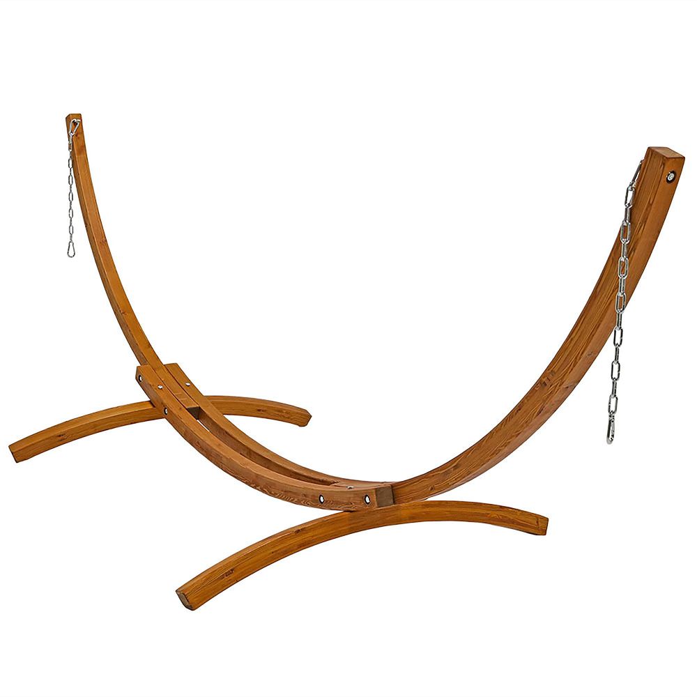 Curved Wood Hammock Stand Only - Hammock With Stand avaliação e preço