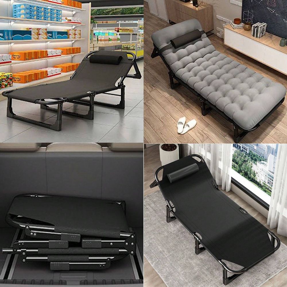 Cot, 4 Positions Adjustable Re - Outdoor Daybed Furniture avaliação e preço