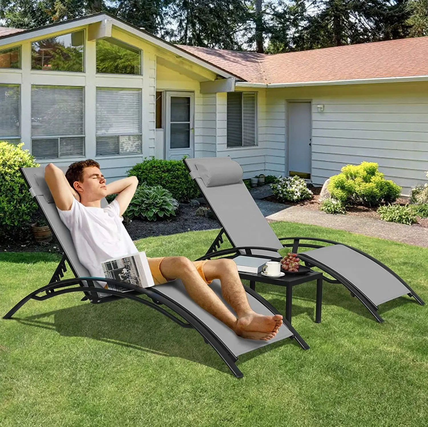 Aluminum Lounge Chair for Outs - Outdoor Furniture Ideas avaliação e preço