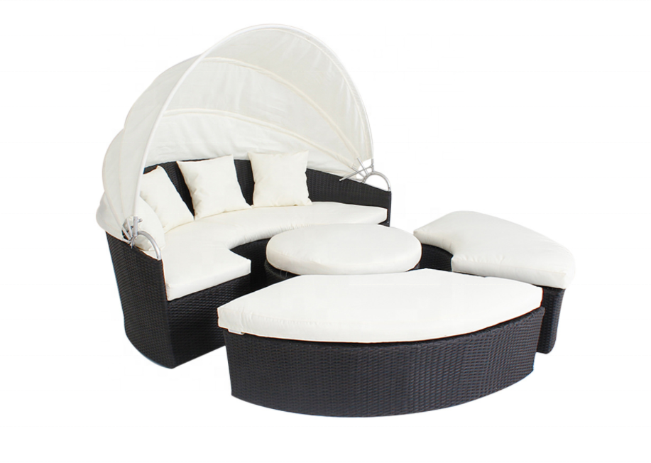 Patio Sectional Round Daybed R - Outdoor Daybed Furniture avaliação e preço