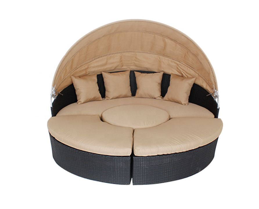 Patio Sectional Round Daybed R - Outdoor Daybed Furniture avaliação e preço