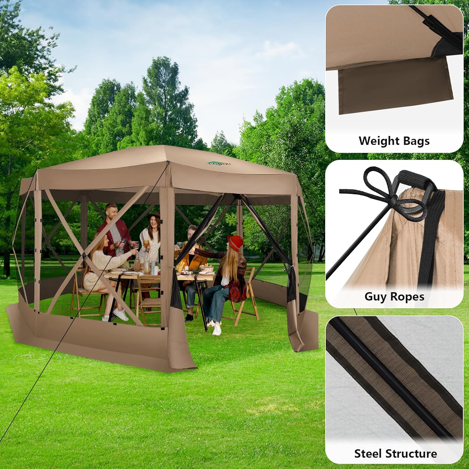 15x15 Pop Up Screen Tent Gazeb - Gazebo Pop Up avaliação e preço