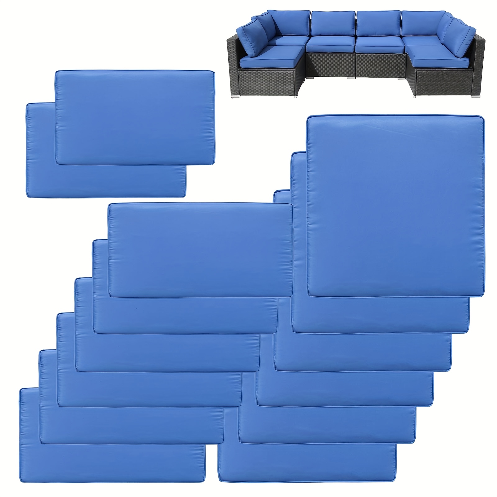 14pcs Outdoor Patio Waterproof - Outdoor Furniture Without Cushions avaliação e preço