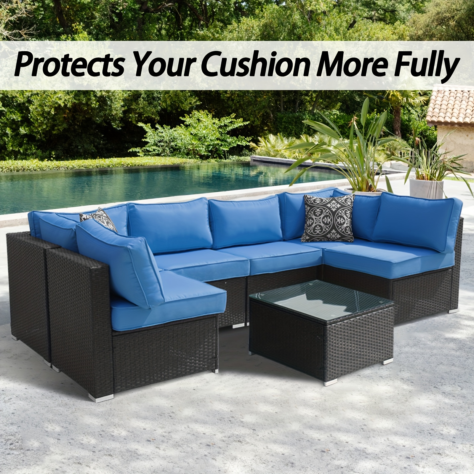 14pcs Outdoor Patio Waterproof - Outdoor Furniture Without Cushions avaliação e preço