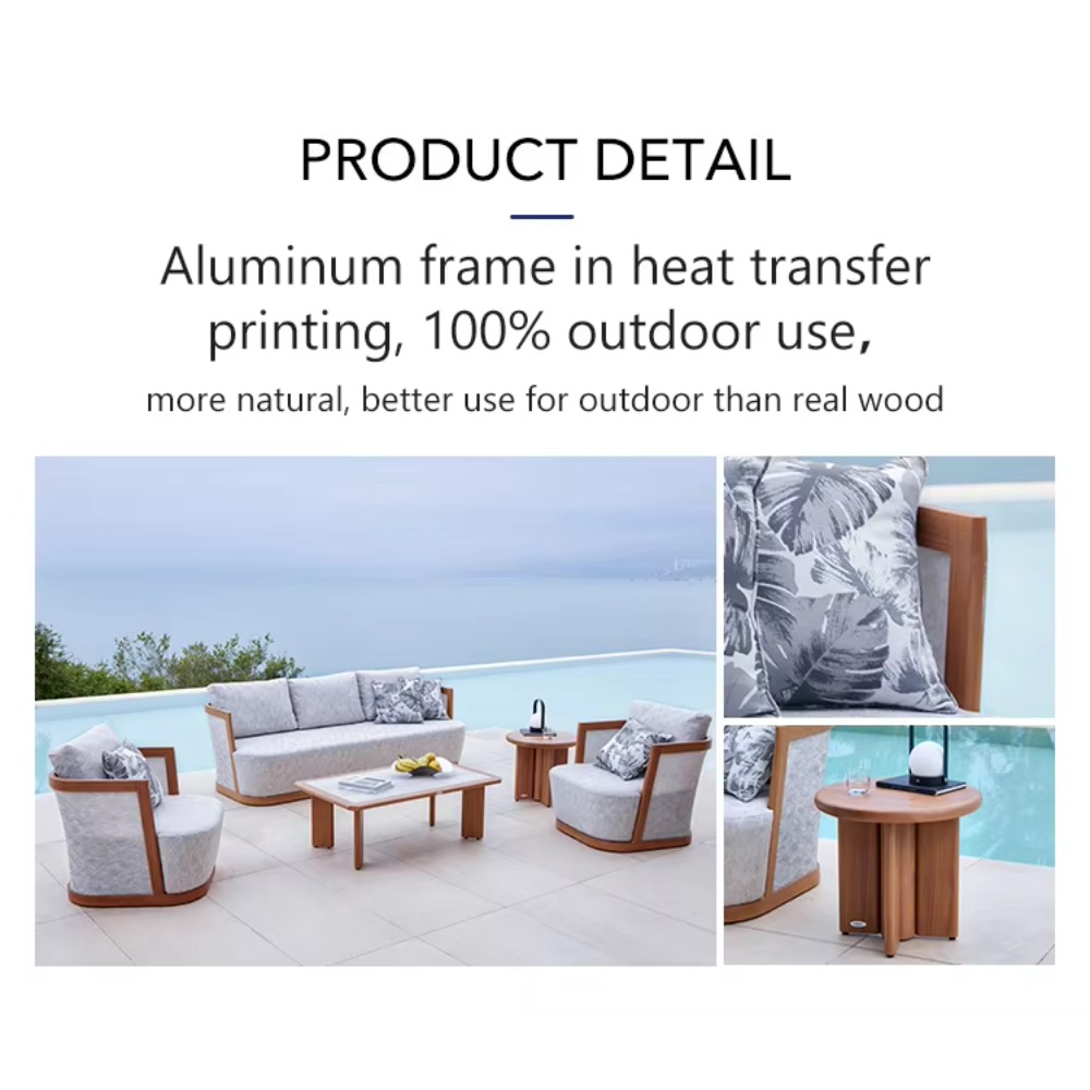 Modern Outdoor Aluminum Sofa G - Outdoor Furniture Quality avaliação e preço