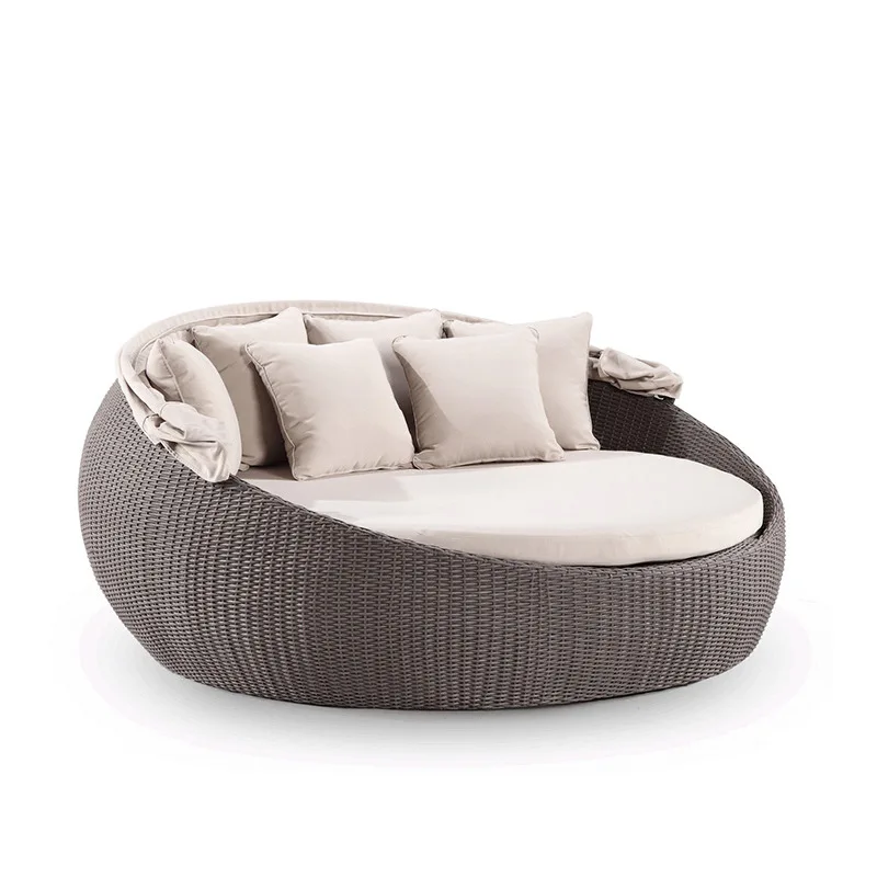 l garden furniture set beach l - Outdoor Daybed Furniture avaliação e preço