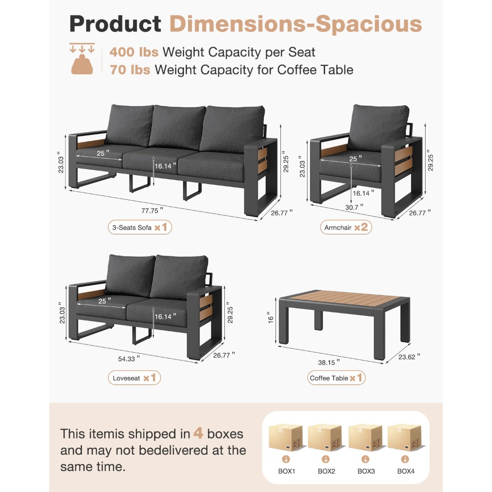 Aluminum Patio Furniture Set,  - Outdoor Furniture Ideas avaliação e preço