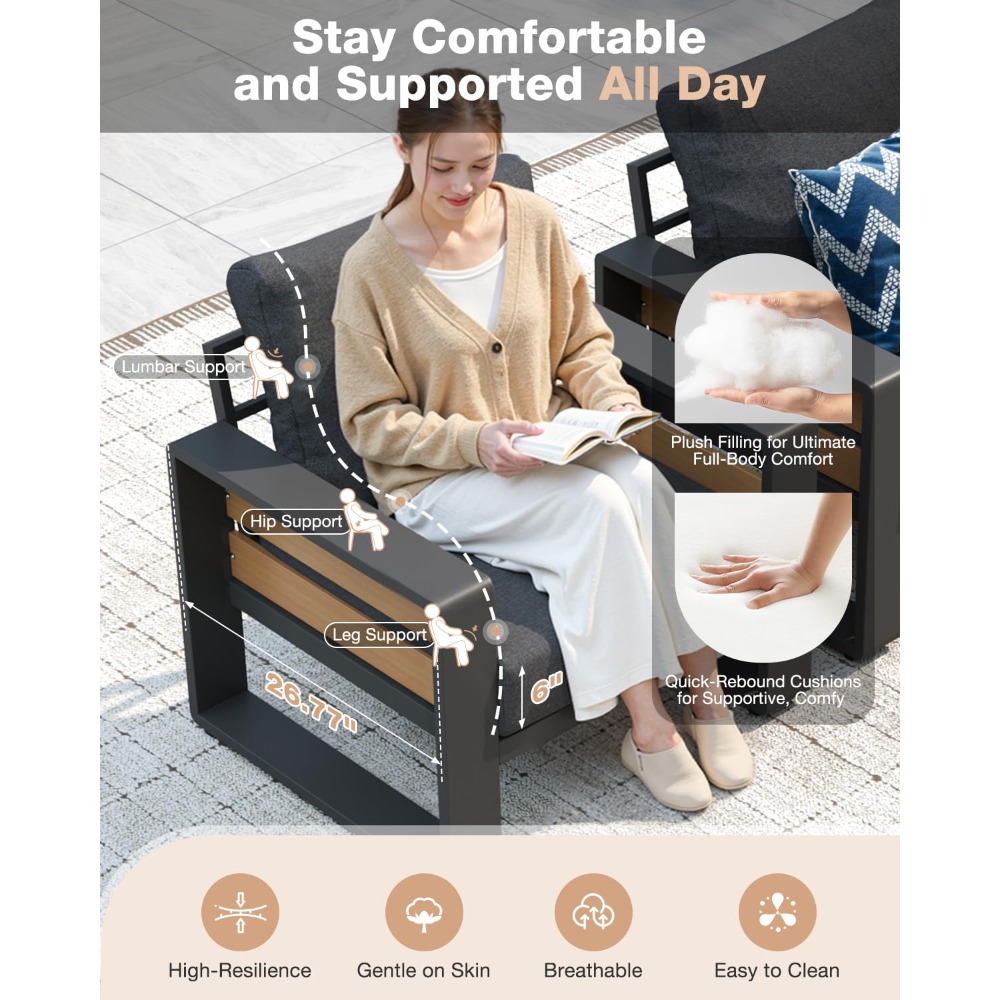 Aluminum Patio Furniture Set,  - Outdoor Furniture Ideas avaliação e preço