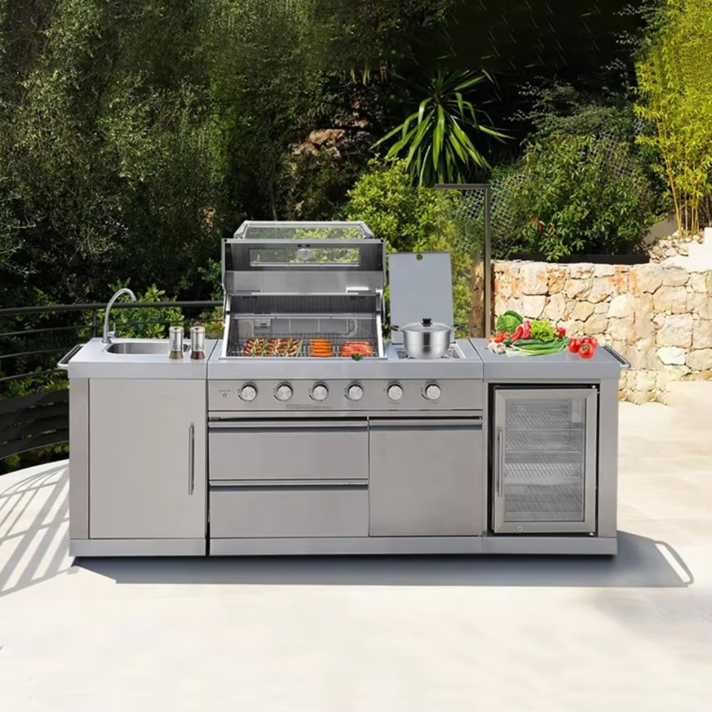 Outdoor Kitchen with Roof Cove - Outdoor Furniture Ideas avaliação e preço