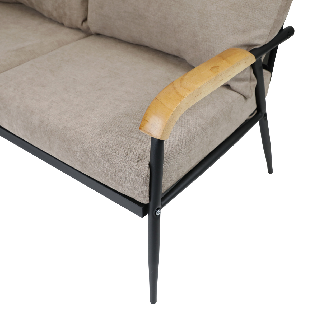 #2 Seat Fabric Outdoor Set Met - Outdoor Furniture For Sale avaliação e preço