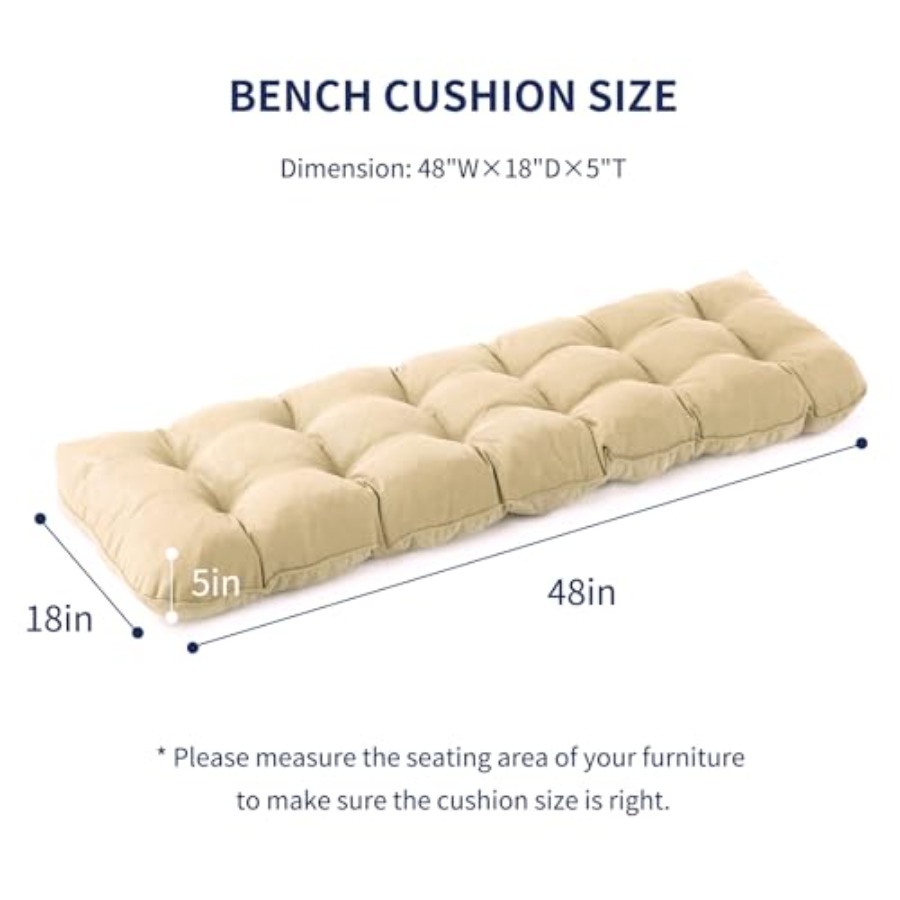 Outdoor Bench Cushion,,Waterpr - Outdoor Furniture Without Cushions avaliação e preço