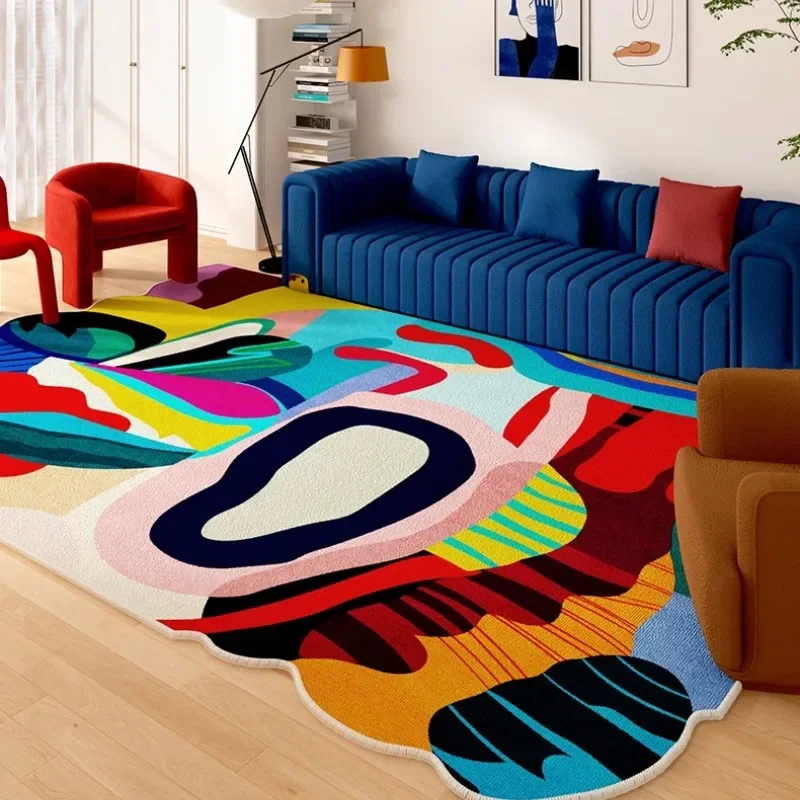 Living Room Carpet Art Irregul - Outdoor Furniture For Cafe avaliação e preço