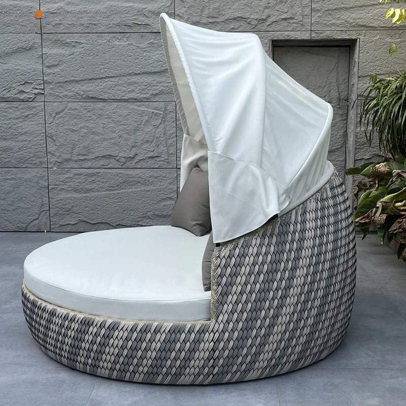 Daybed,Anti-UV Rustproof Round - Outdoor Daybed Furniture avaliação e preço