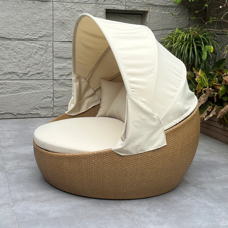 Daybed,Anti-UV Rustproof Round - Outdoor Daybed Furniture avaliação e preço