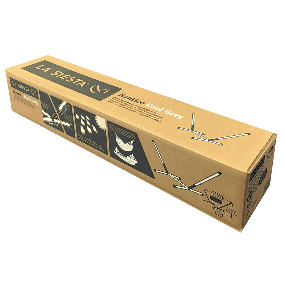 Nautico Cool Grey Powder Coate - Hammock With Stand avaliação e preço