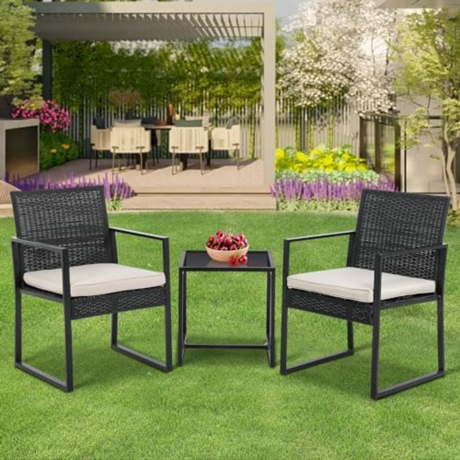 3-Piece Outdoor Patio Furnitur - Outdoor Furniture Without Cushions avaliação e preço